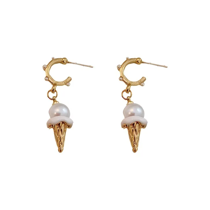 QIANFANGDAHUANGYE Alloy Earrings Women's-0