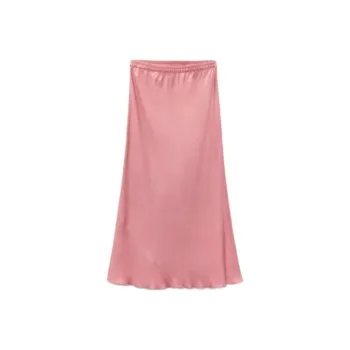 ZARA Casual Long Skirts Women's Pink