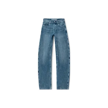 Alexander Wang Bonded Seams Low Rise Bowed Gusset Jean Vintage Medium Indigo