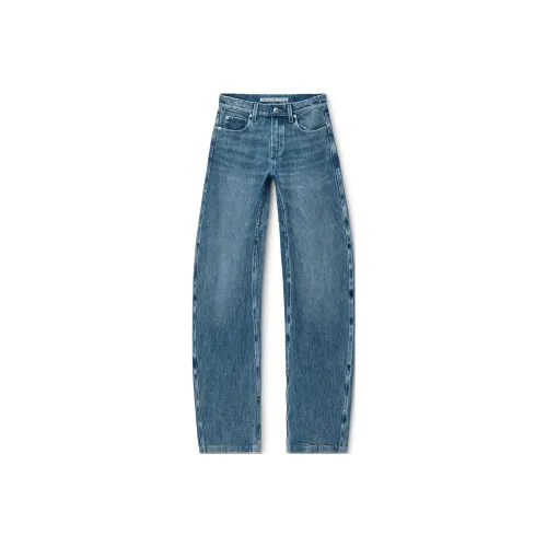 Alexander Wang Bonded Seams Low Rise Bowed Gusset Jean Vintage Medium Indigo