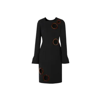 Burberry Framed Cut out Shift Dress