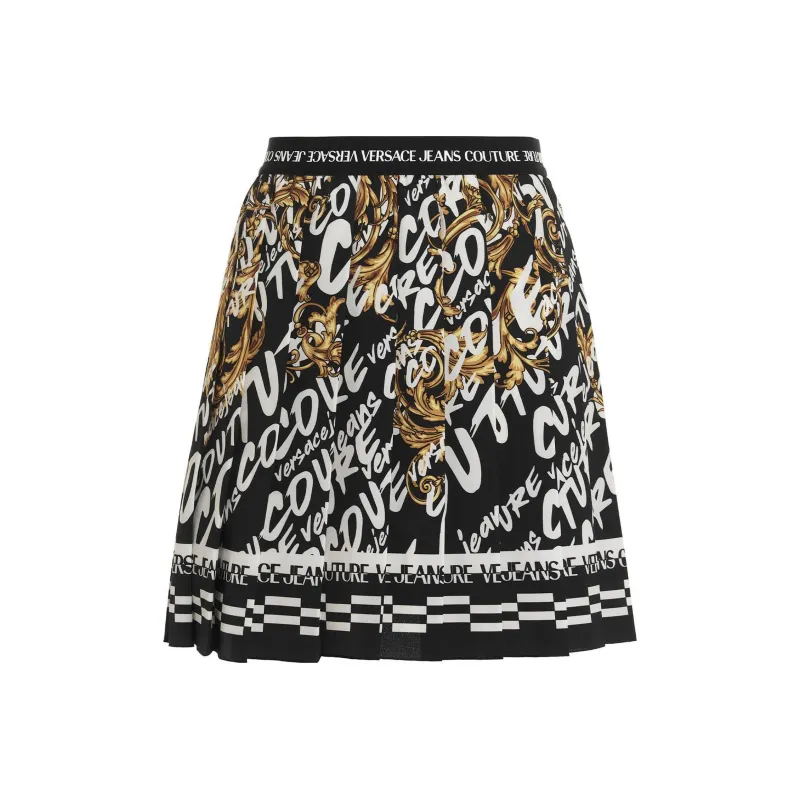 VERSACE JEANS COUTURE Barocco print Pleated Skirt-0