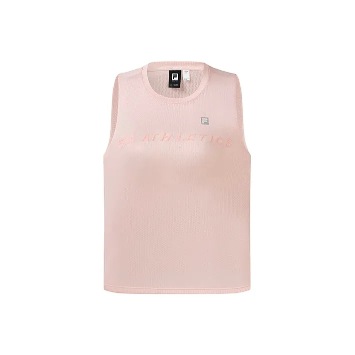 FILA Athletics Sleeveless Sports Shirts Women's Soft Pink-0