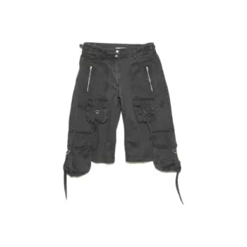 Acne Studios Cargo Shorts Women's Charcoal Gray