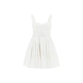 Self portrait Broderie Mini Dress