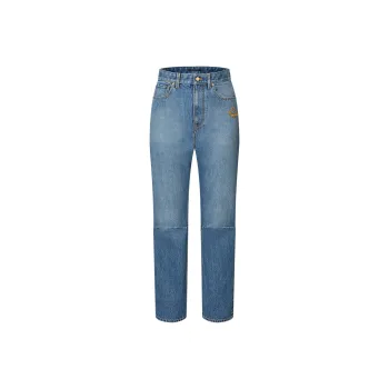 LOUIS VUITTON SKI Skiing Series FW24 Jeans Women's Blue