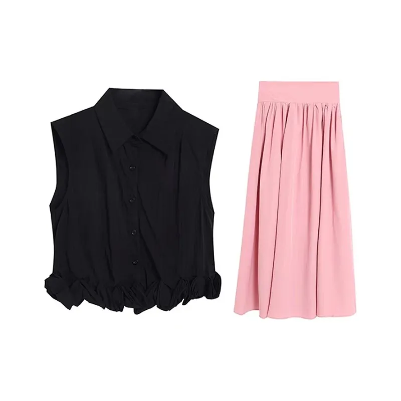 JOSR Two Piece Skirt Sets Women's-0
