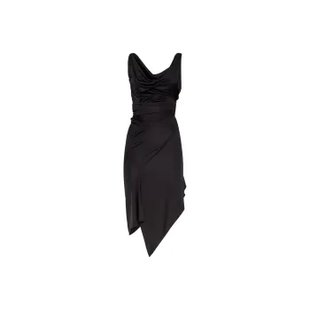 DSQUARED 2 Cowl neck Midi Dress