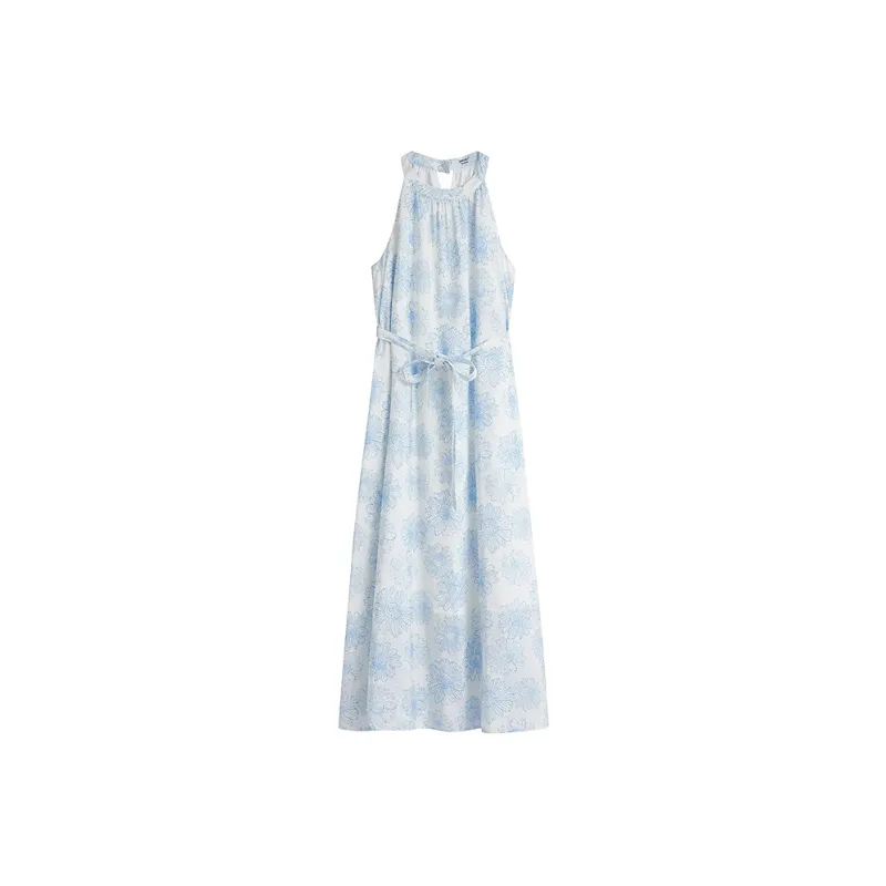 Inman Slip Dresses Women's Lake Blue Floral-0