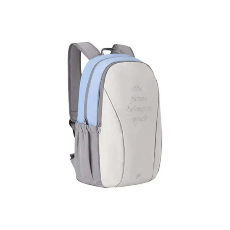 FILA FUSION Fabric Backpack Unisex Light Mist Gray-2