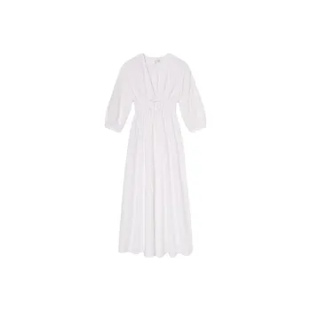 FRAME The Cinched Midi Dress