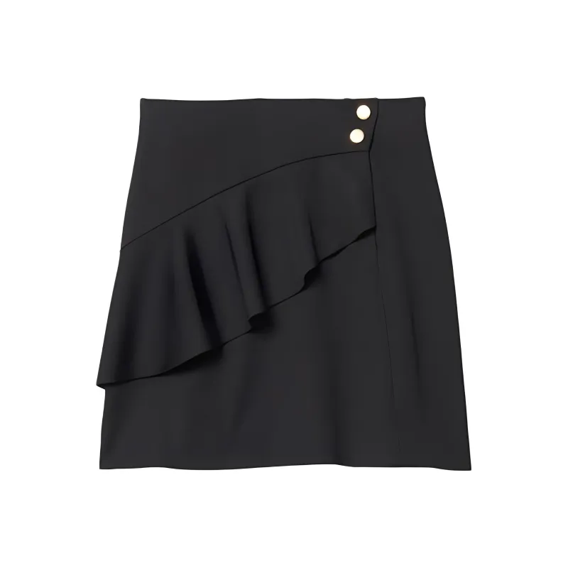 Sandro Casual Short Skirts Women's Black-0