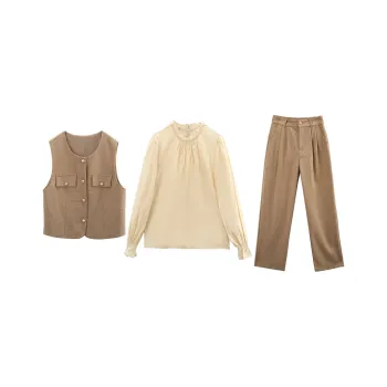 A Paradise For Awakening Casual Suit Women's Khaki