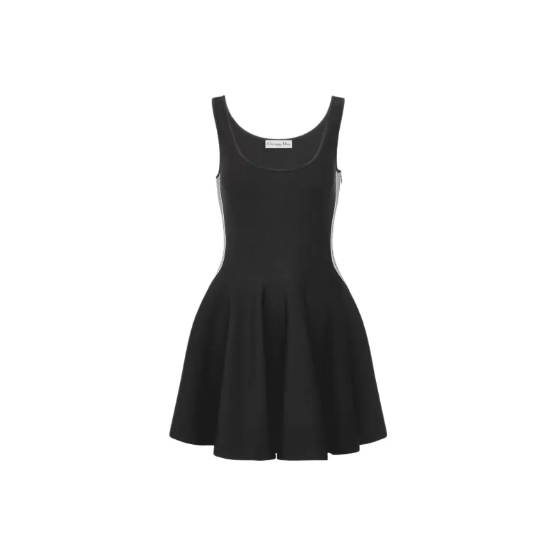 DIOR SS25 Sleeveless Dress Women's Black-0
