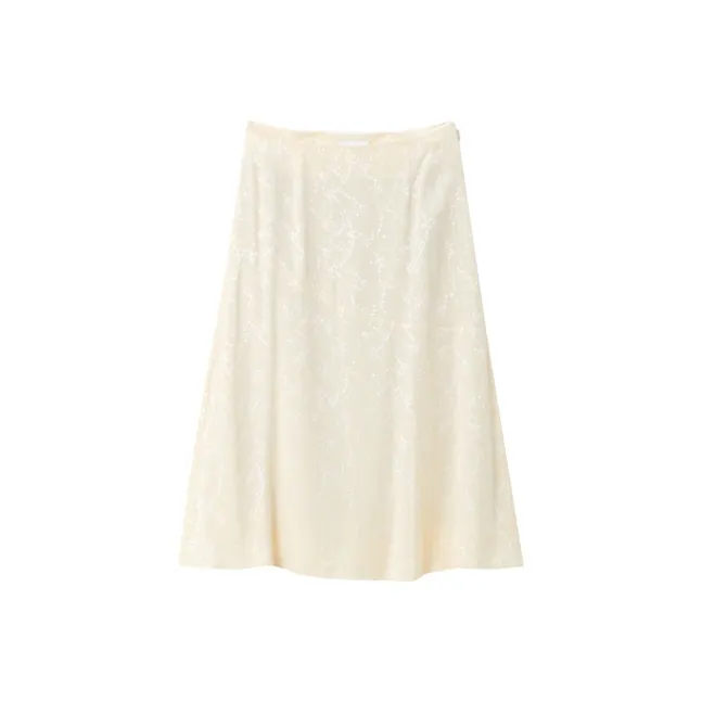 OVV Casual Short Skirts Women's Beige Yellow Pattern B2-0