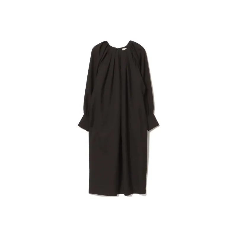 Beams Long Sleeved Dress Women's Black-0