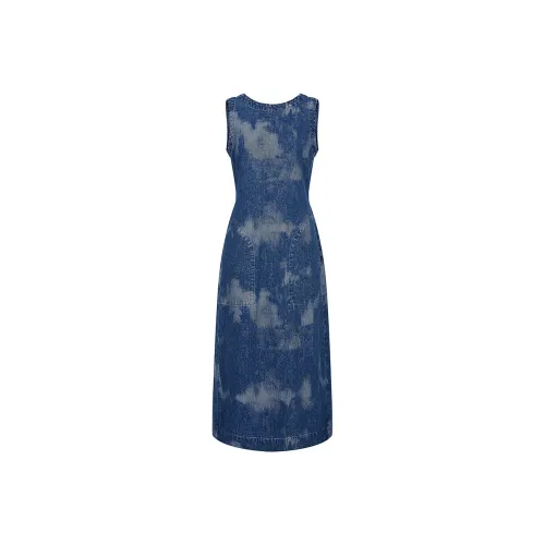 JZ. ANNAKRO Sleeveless Dress Women's Dark Blue