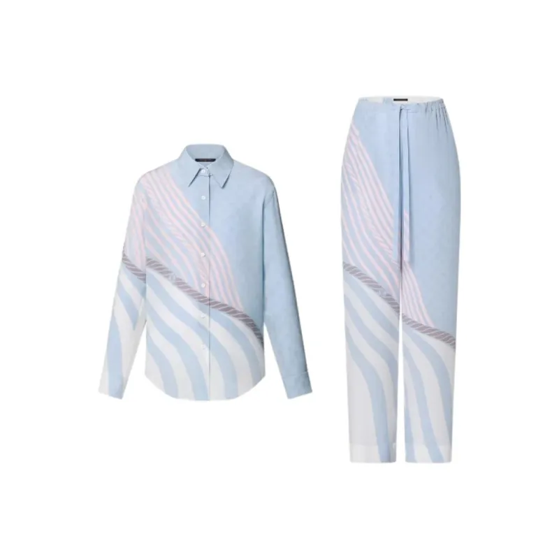 LOUIS VUITTON Casual Suit Women's Blue-0