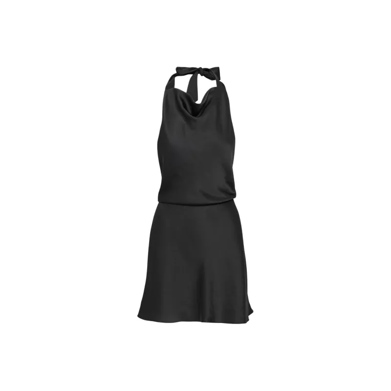 ARITZIA Wilfred Feya Satin Dress Sleeveless Dress Women's BLACK/Black-0