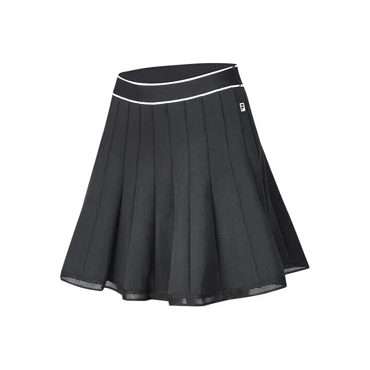 FILA Golf Series SS24 Casual Short Skirts Women's Pitch Black-0