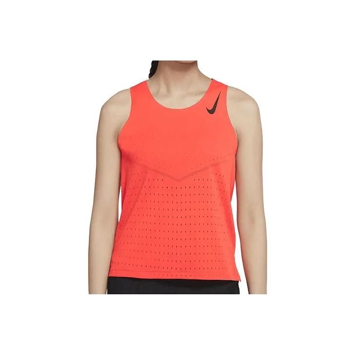 Nike Sleeveless Sports Shirts Women's Red-0