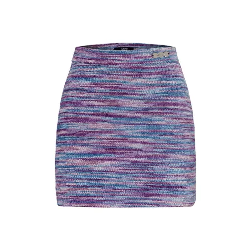 AZEPAM Casual Short Skirts Women's Purple