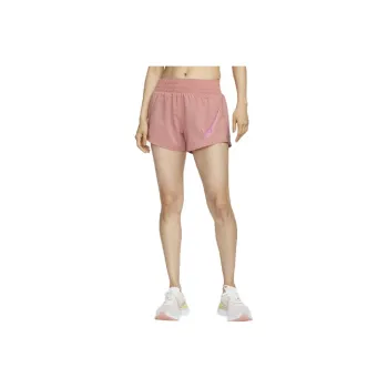 Nike Dri FIT One Swoosh Sports Shorts Women's Stardust Pink