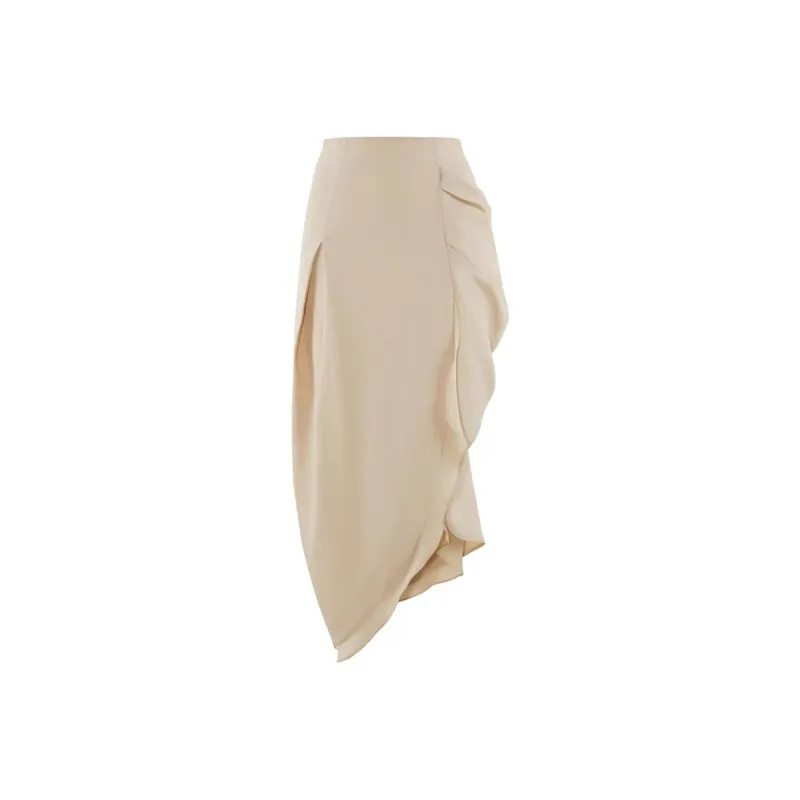 SUNDAY LIFE Casual Long Skirt Women's White-0