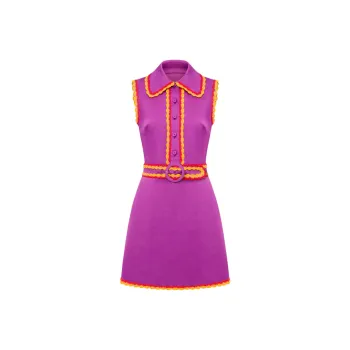 MOSCHINO Sleeveless Dress Women's Purple