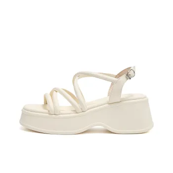 EXULL Q One Strap Sandals 6CM Women's Ecru
