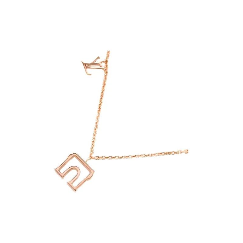 LOUIS VUITTON Metal Necklaces Unisex-2