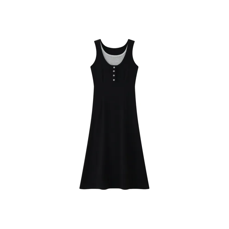 KUHNMARVIN Sleeveless Dress Women's Black-0