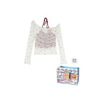 REMOULD Casual Suit Women's White External Shirt+Red Camisole