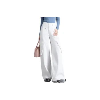 You Cow Me Pants Jeans Women's White