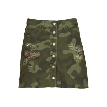 Desigual Casual Short Skirts Women's Green