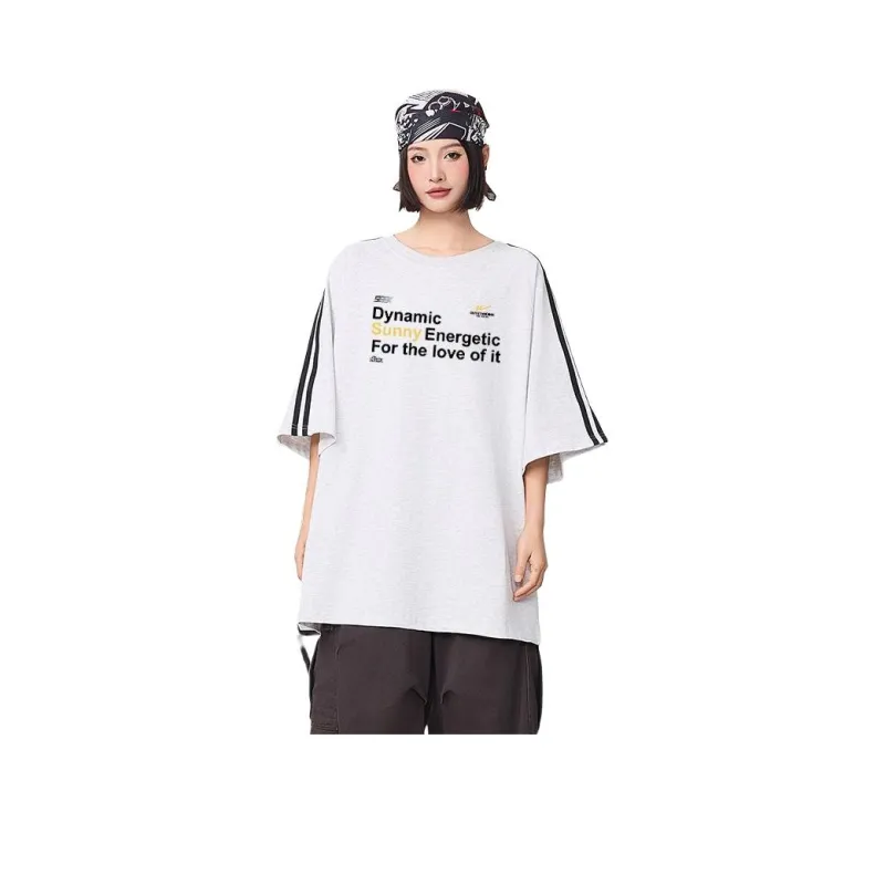 Warrior Huichao Cloud Sail Collection Drop Shoulder Sleeve T Shirt Women's-0