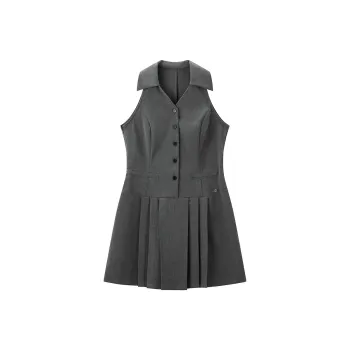 LEDIN Sleeveless Dress Women's Lunar Rock Gray