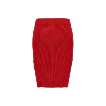 BALMAIN Ribbed Pencil Skirt