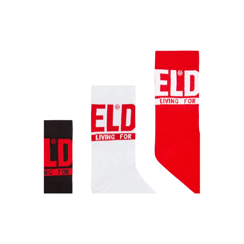 DIESEL Mid Calf Socks Unisex 3 Pack-1