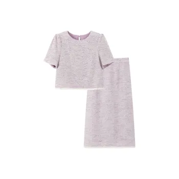 NINE WEST Skirt Set Women's Purple
