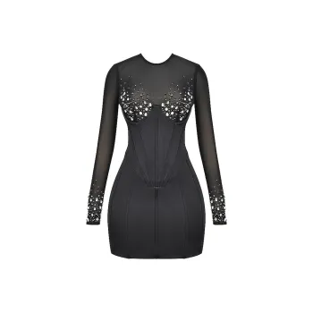 HOUSE OF CB ANASTASIA Long-Sleeved Dresses Women's BLACK/Black