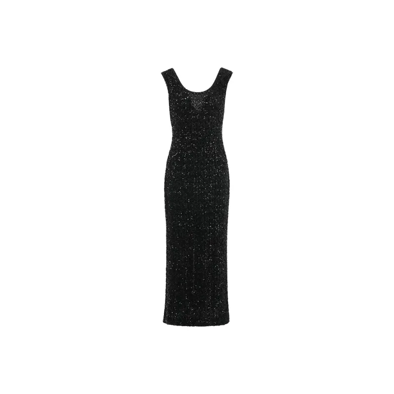 BESIONIA SS25 Sleeveless Dress Women's Black-0