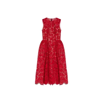 Self portrait Lace overlay Dress