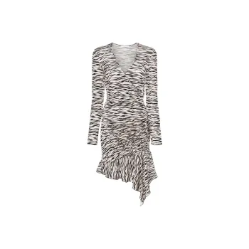 Patrizia Pepe Zebra-print Midi Dress