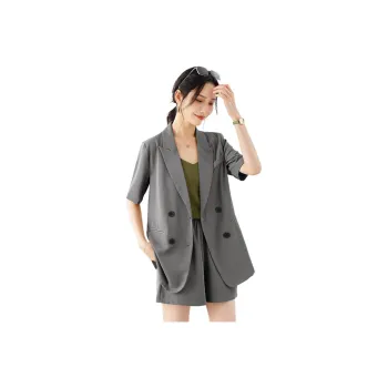 TERRE BLEUE Casual Suit Women's Gray