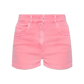 MOSCHINO Denim Shorts Women's Pink