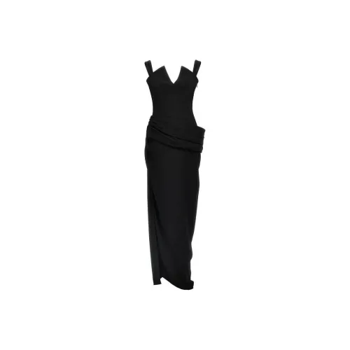 Givenchy V Neck Draped Dress