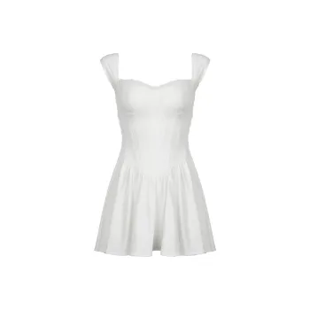 MIMOSA CHUR Slip Dress Women's White