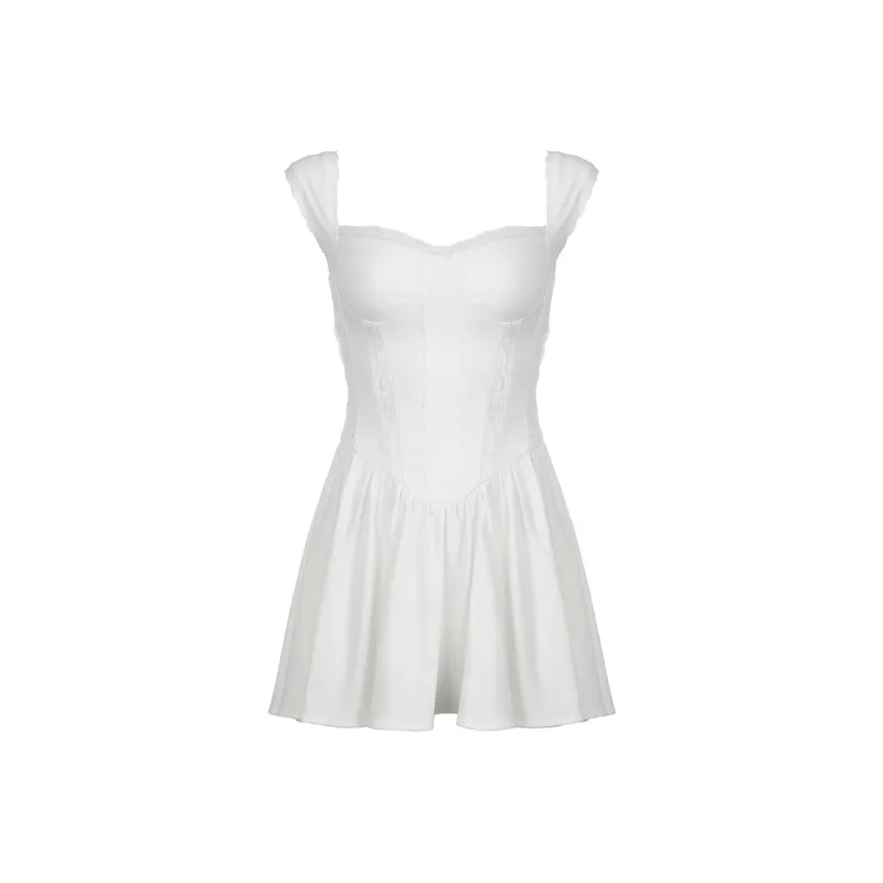 MIMOSA CHUR Slip Dress Women's White-0