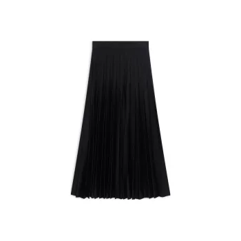 Balenciaga Casual Long Skirts Women's Black